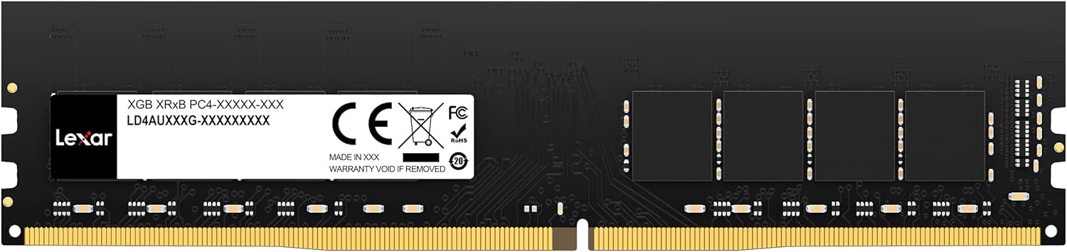 Lexar UDIMM DDR4 RAM 8GB 3200 MHz, 288-Pin U-DIMM Desktop Memory, High Performance Computer Memory, RAM Module Upgrade 32GB-DDR4-3200Mhz-DESKTOP Lexar UDIMM DDR4 RAM 8GB 3200 MHz, 288-Pin U-DIMM Desktop Memory, High Performance Computer Memory, RAM Module Upgrade 32GB-DDR4-3200Mhz-DESKTOP